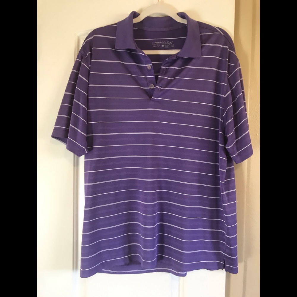 Nike Golf Dri Fit Golf Shirt Size Large